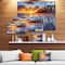 Designart - Beach Side Resort With Palm Trees - Seashore Canvas Art Print